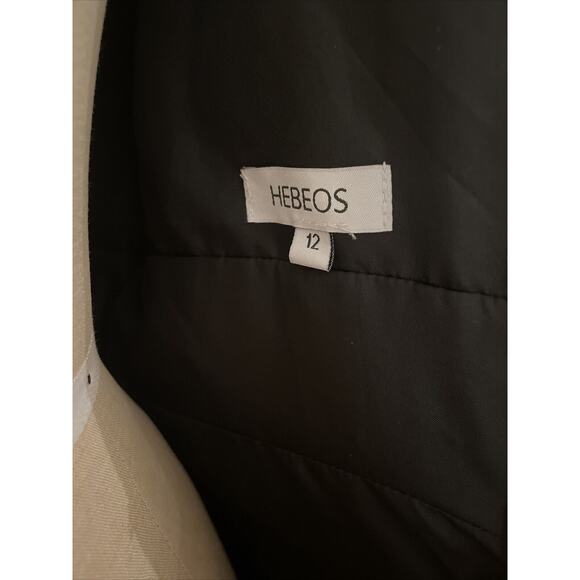 hebeos, long black evening gown, v neck, size 12 - Picture 7 of 7